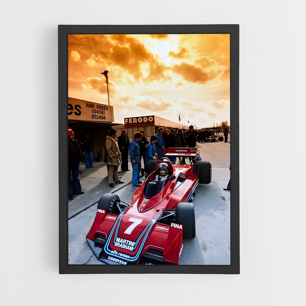 Poster Brabham coucher (vue 2)