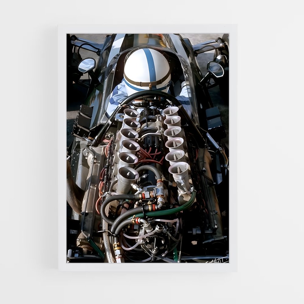 Poster Moteur de Vitesse – affiche Brabham (vue 3)
