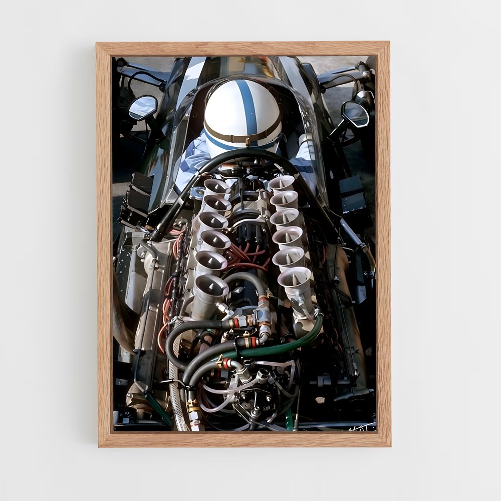 Poster Moteur de Vitesse – affiche Brabham (vue 4)