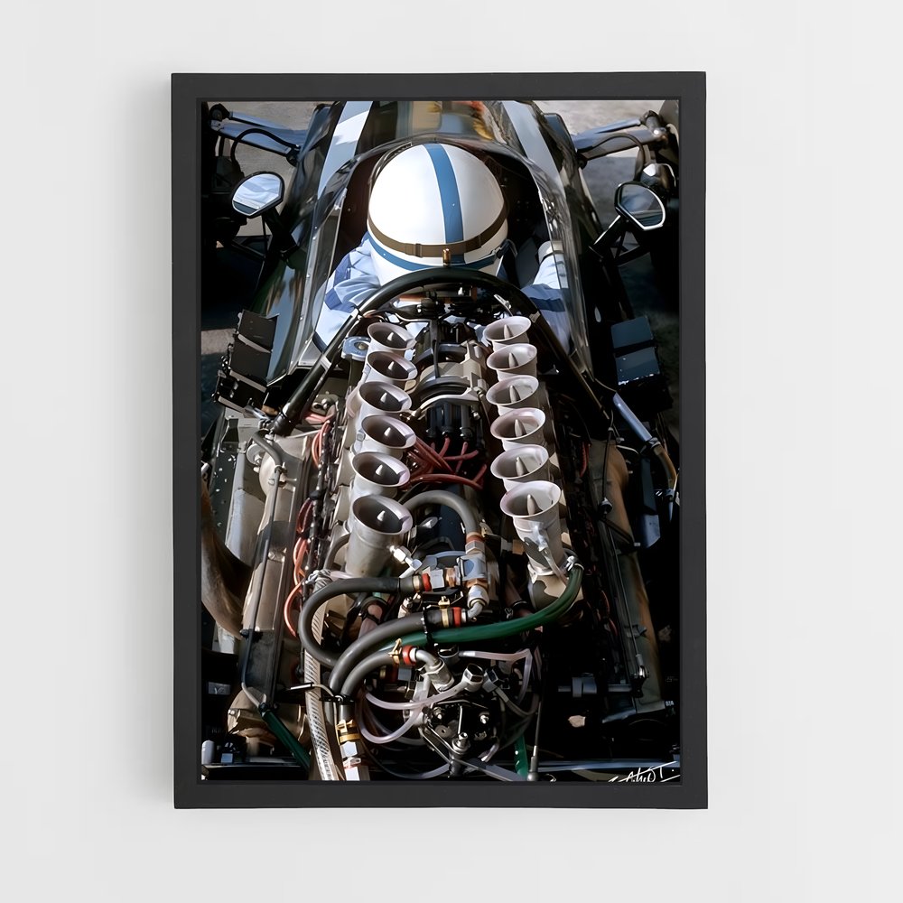 Poster Moteur de Vitesse – affiche Brabham (vue 2)