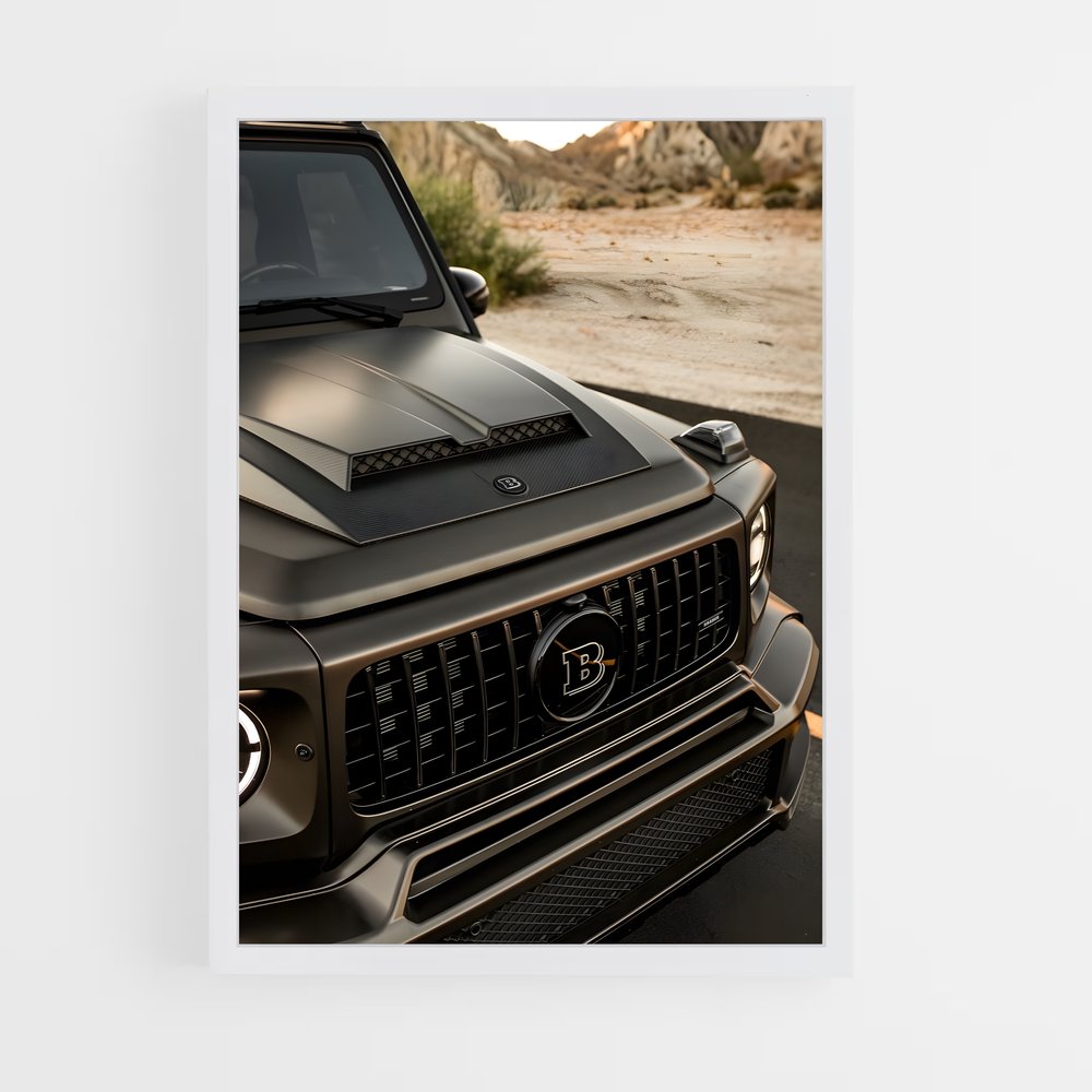 Poster Rapp Black & Gold – affiche Brabus (vue 3)