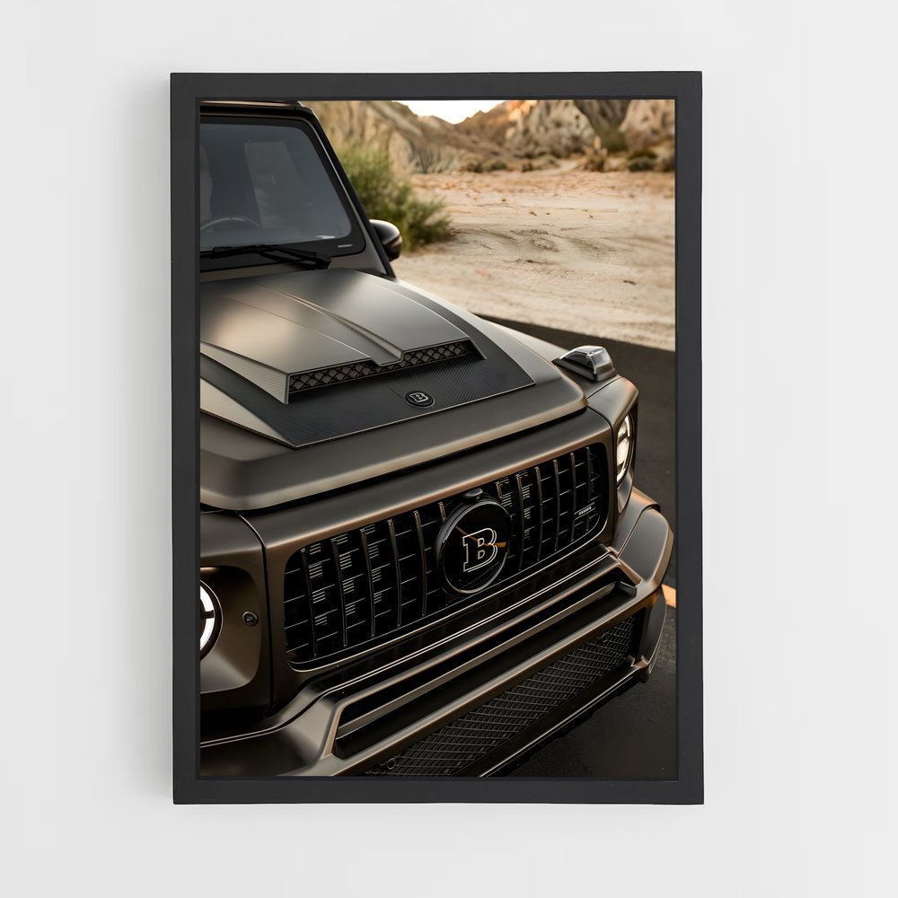 Poster Rapp Black & Gold – affiche Brabus (vue 2)