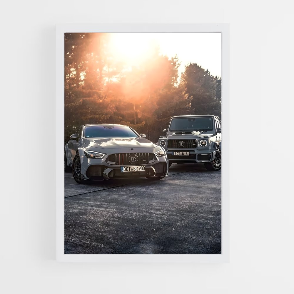 Poster Duo de Luxe – affiche Brabus (vue 3)