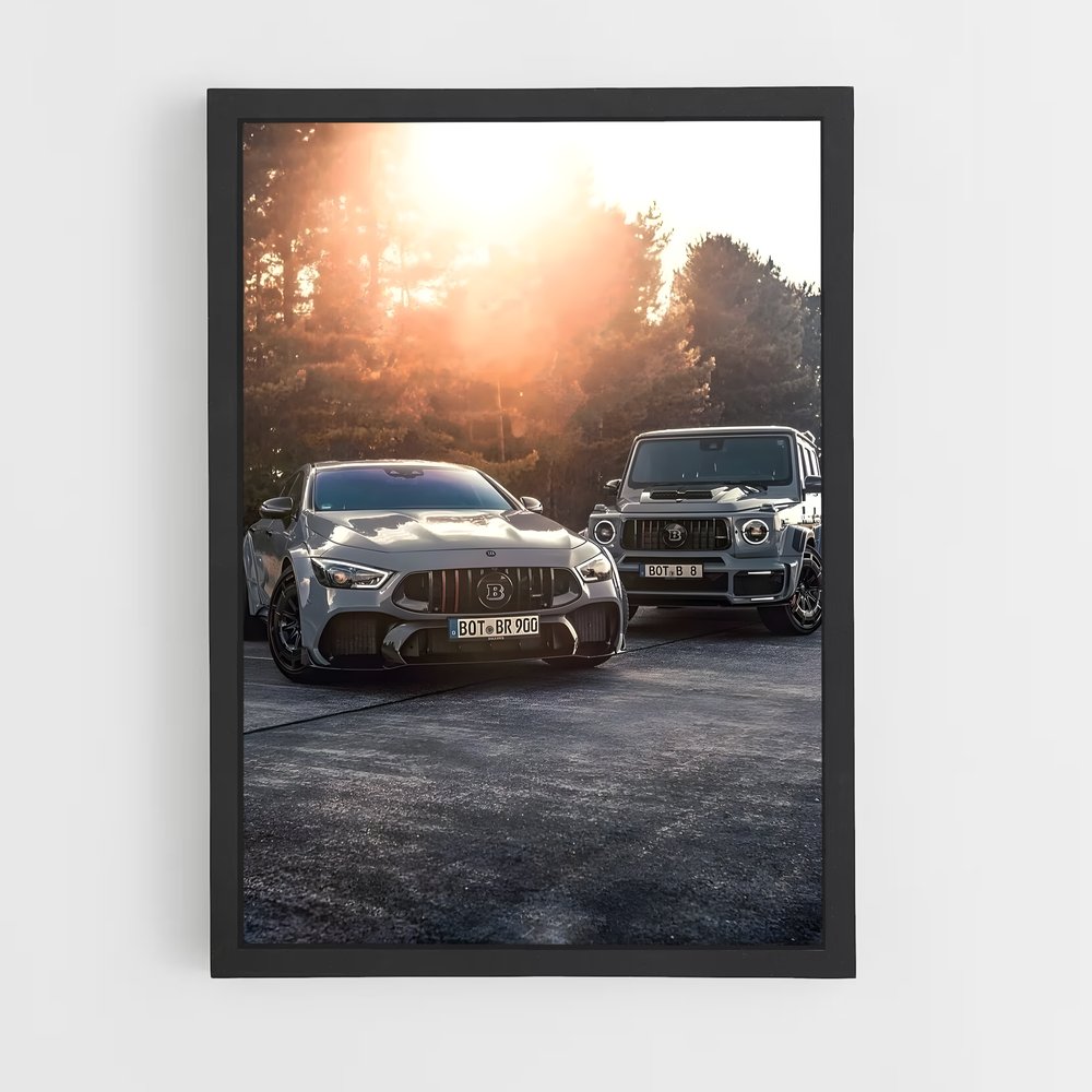 Poster Duo de Luxe – affiche Brabus (vue 2)