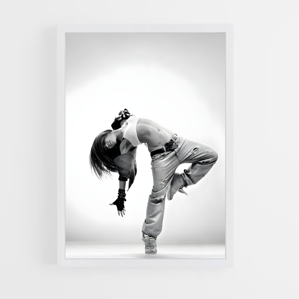 Poster Breakdance Queen – affiche Danse (vue 3)