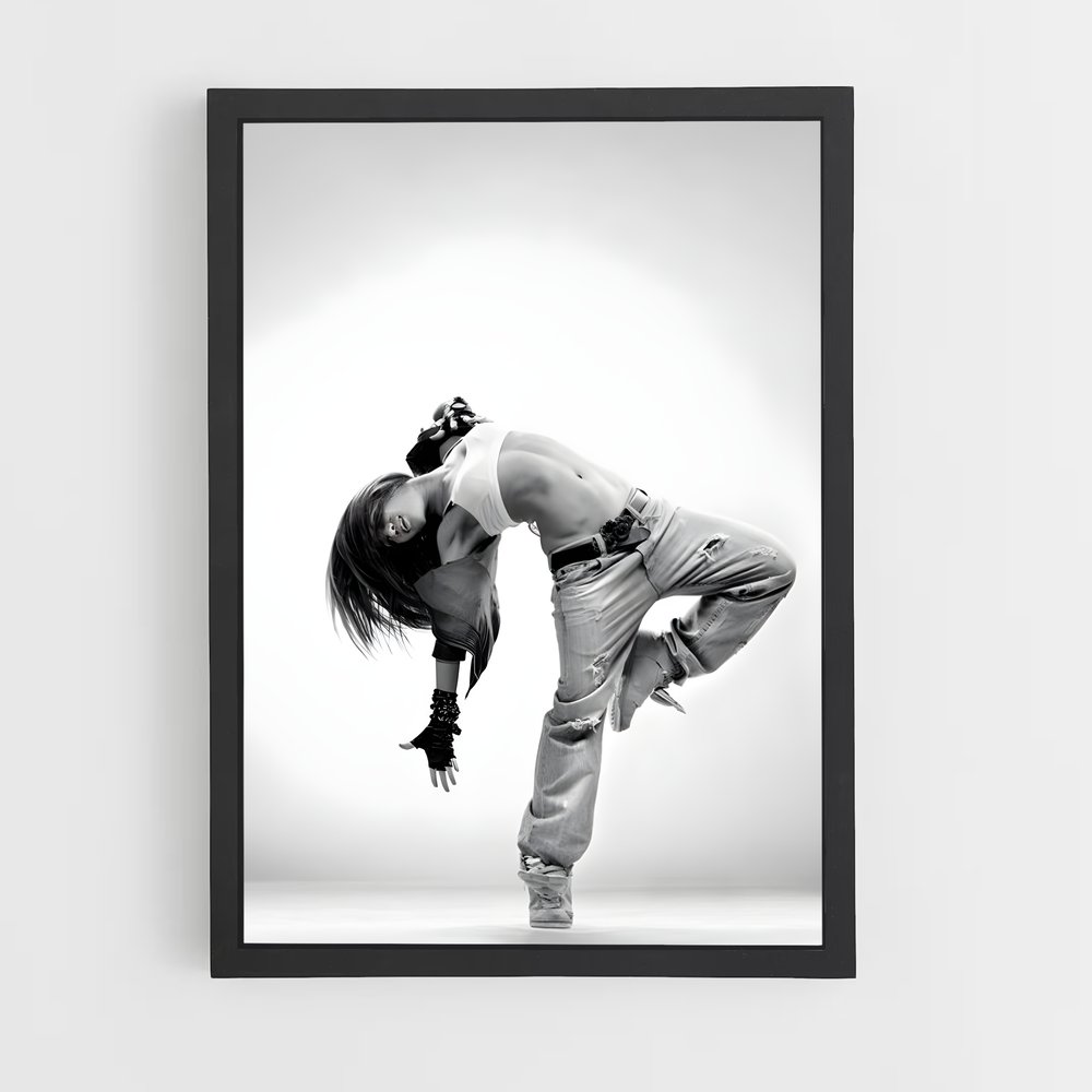 Poster Breakdance Queen – affiche Danse (vue 2)