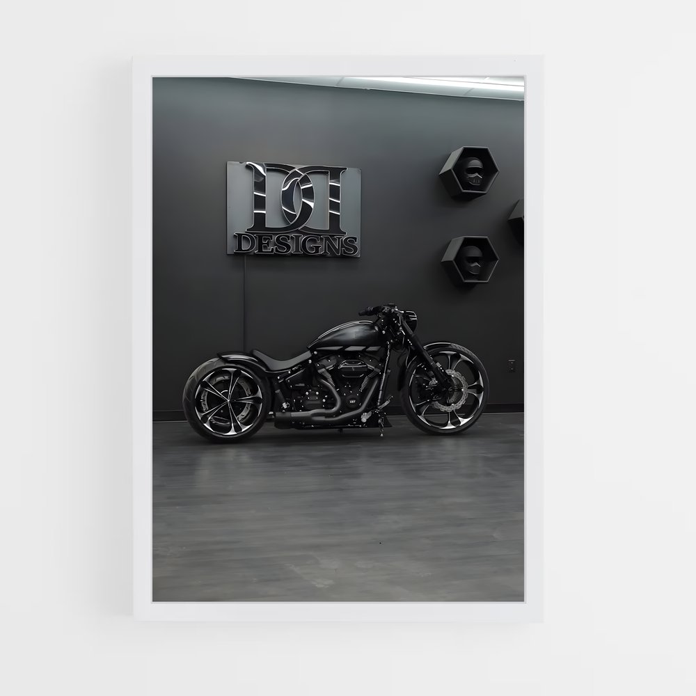 Poster Garage Rebel – affiche Harley-Davidson (vue 3)