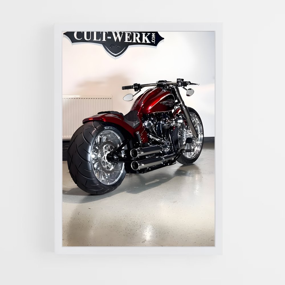 Poster Éclatant Breakout – affiche Harley-Davidson (vue 3)