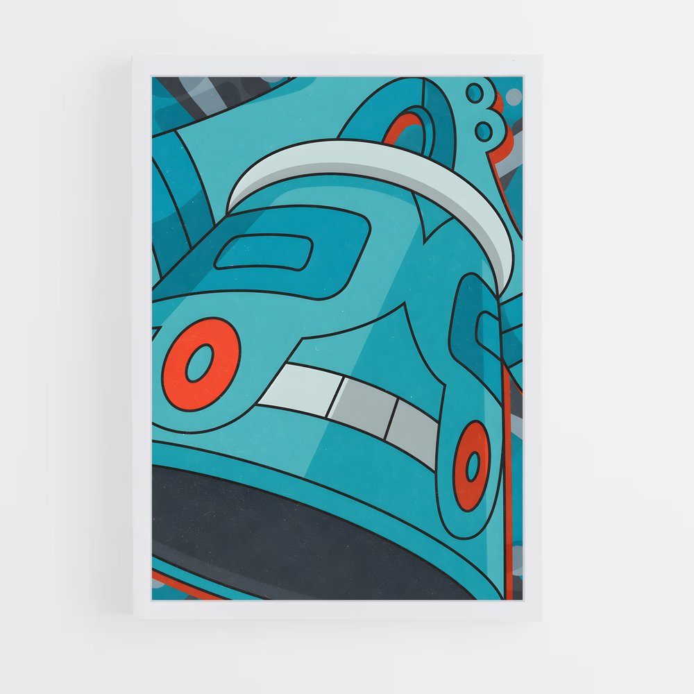 Poster Casque de Guerre – affiche Pokemon (vue 3)