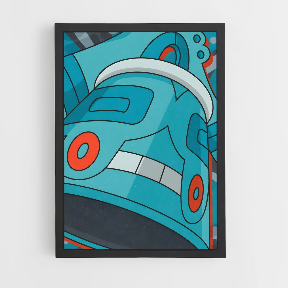 Poster Casque de Guerre – affiche Pokemon (vue 2)