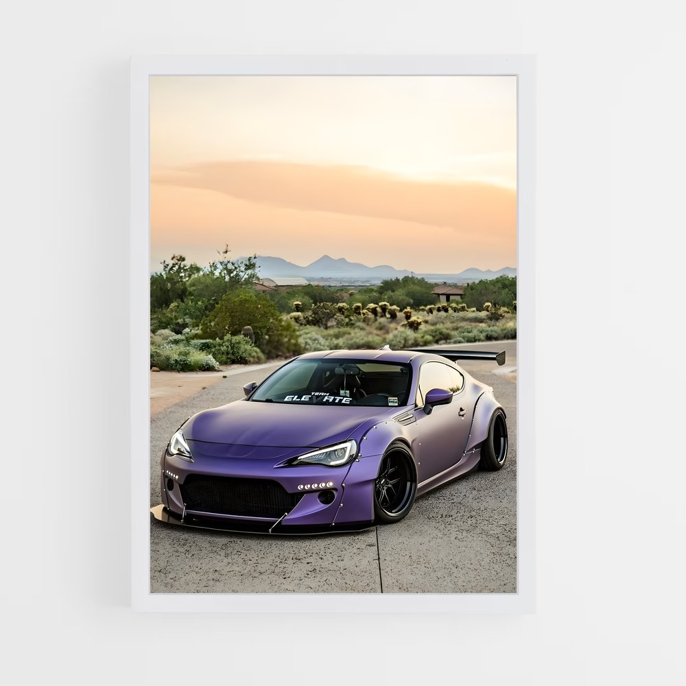 Poster Éclat Brz – affiche Subaru (vue 3)
