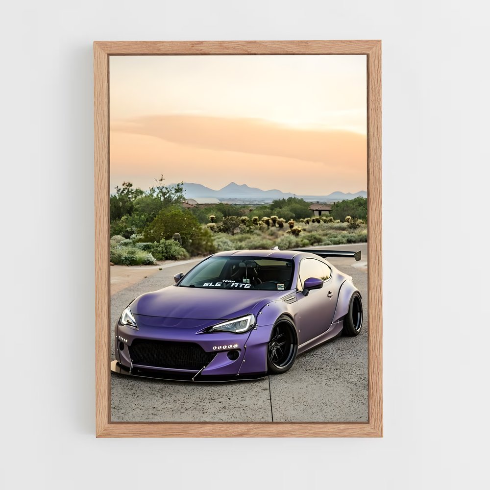 Poster Éclat Brz – affiche Subaru (vue 4)