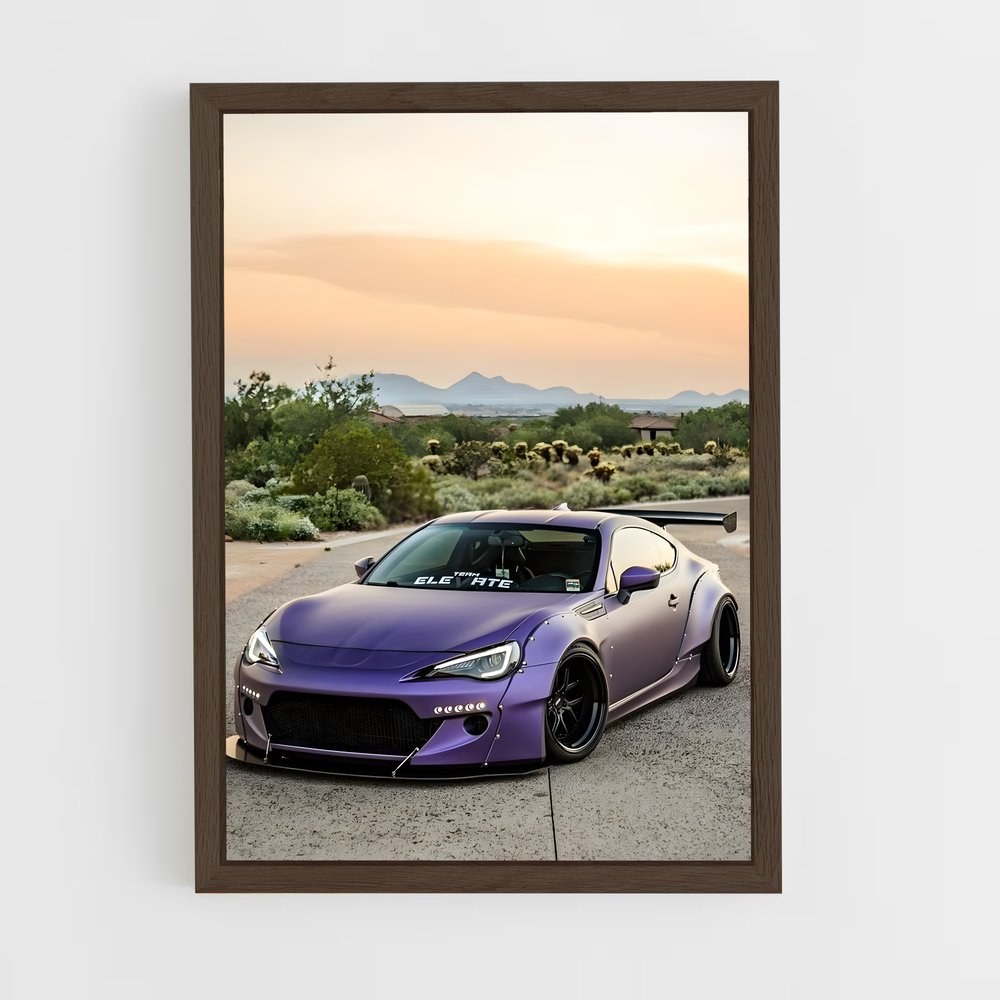 Poster Éclat Brz – affiche Subaru (vue 5)