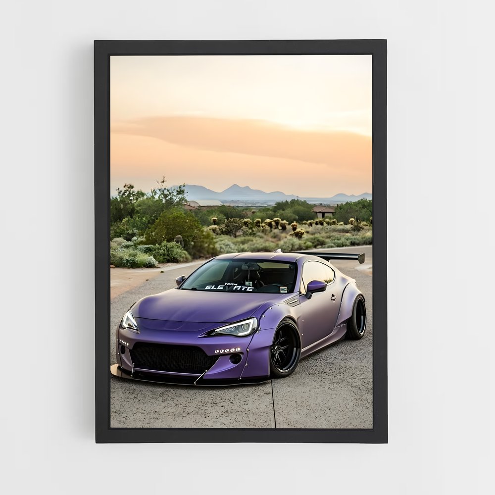 Poster Éclat Brz – affiche Subaru (vue 2)