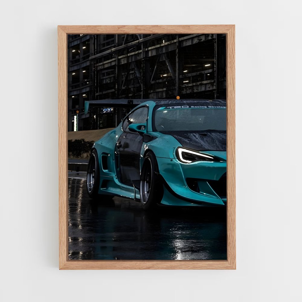 Poster Blue Rain – affiche Subaru (vue 4)