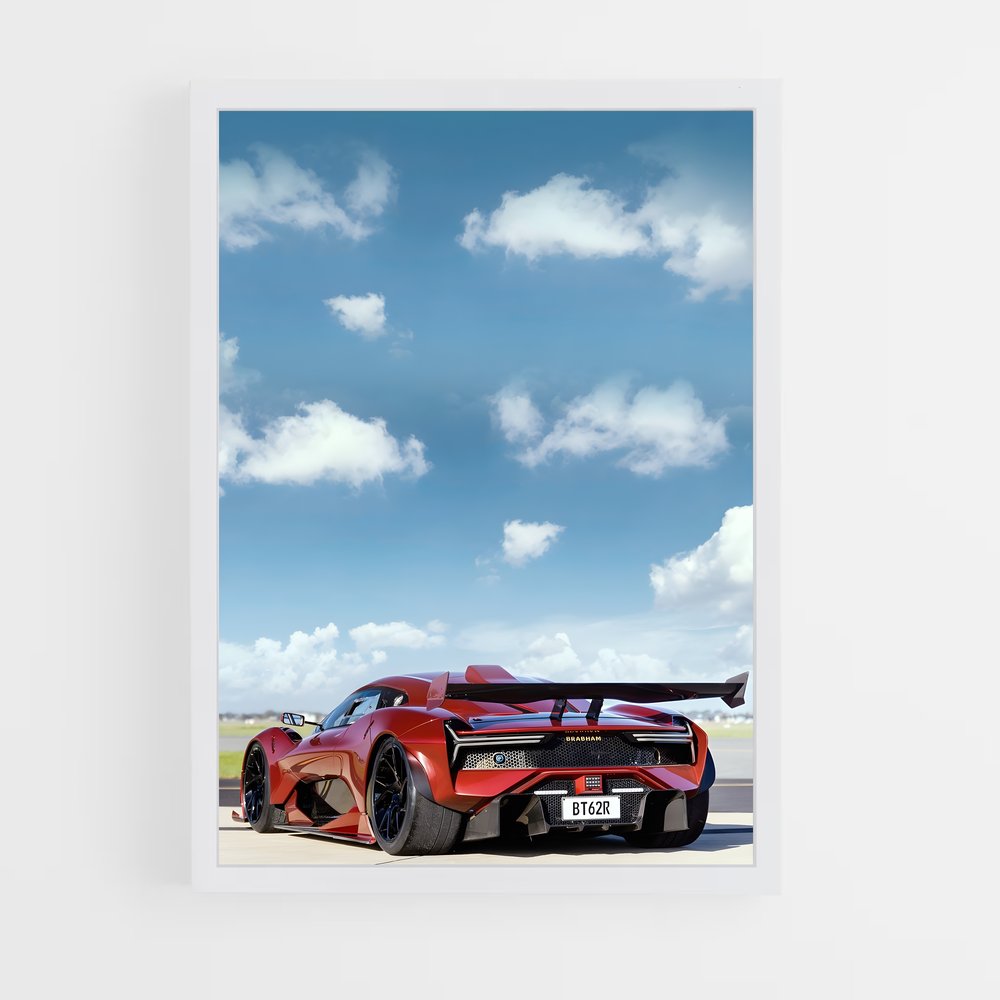 Poster Vitesse élégance transporter – affiche Brabham (vue 3)