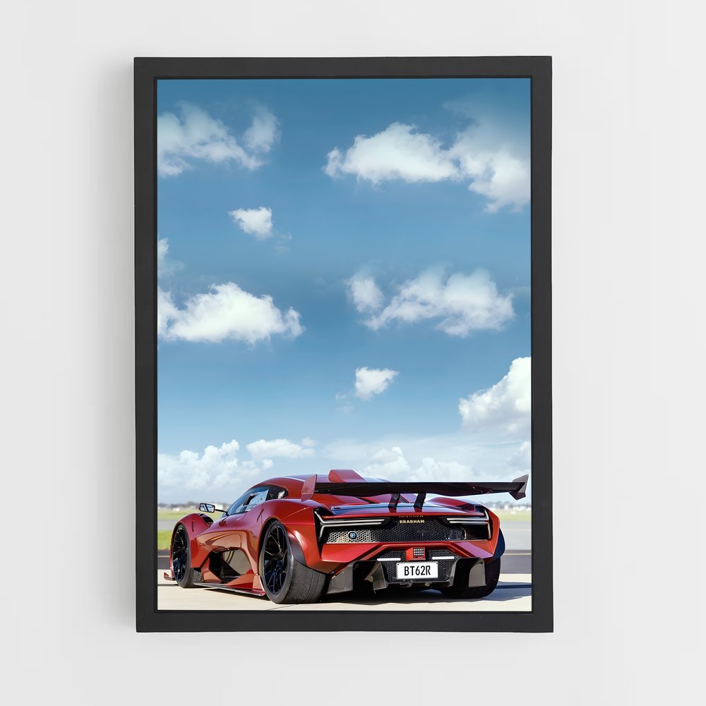 Poster Vitesse élégance transporter – affiche Brabham (vue 2)