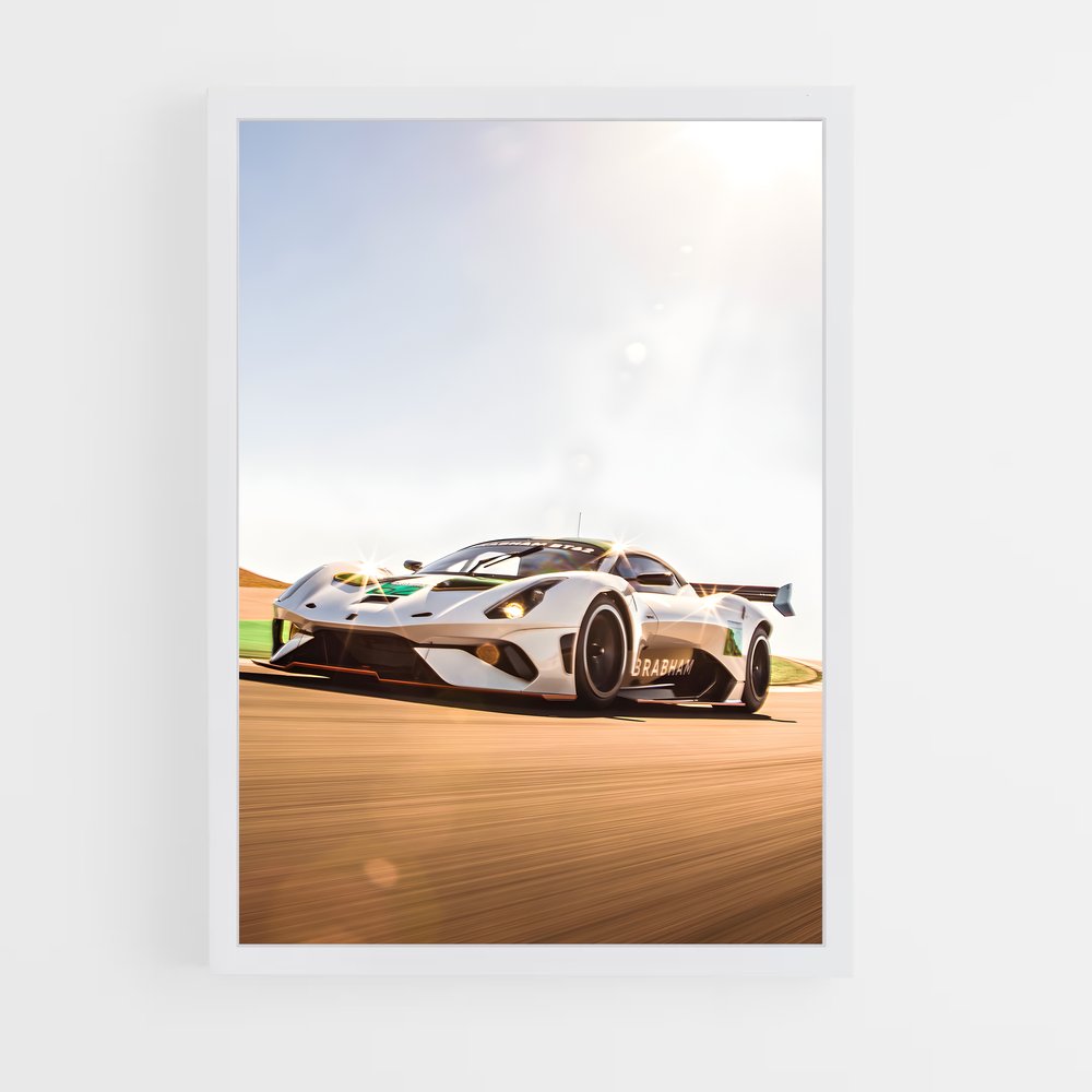 Poster Vitesse élégance effrénée – affiche Brabham (vue 3)