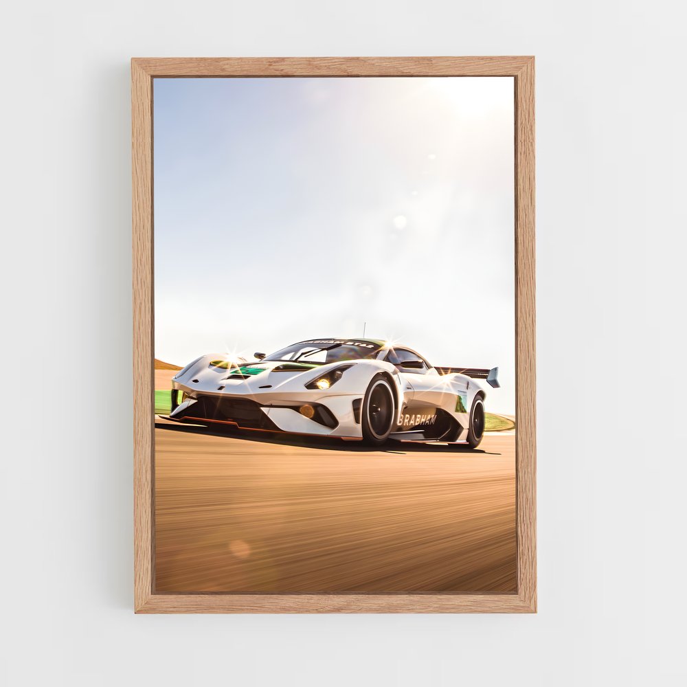 Poster Vitesse élégance effrénée – affiche Brabham (vue 4)