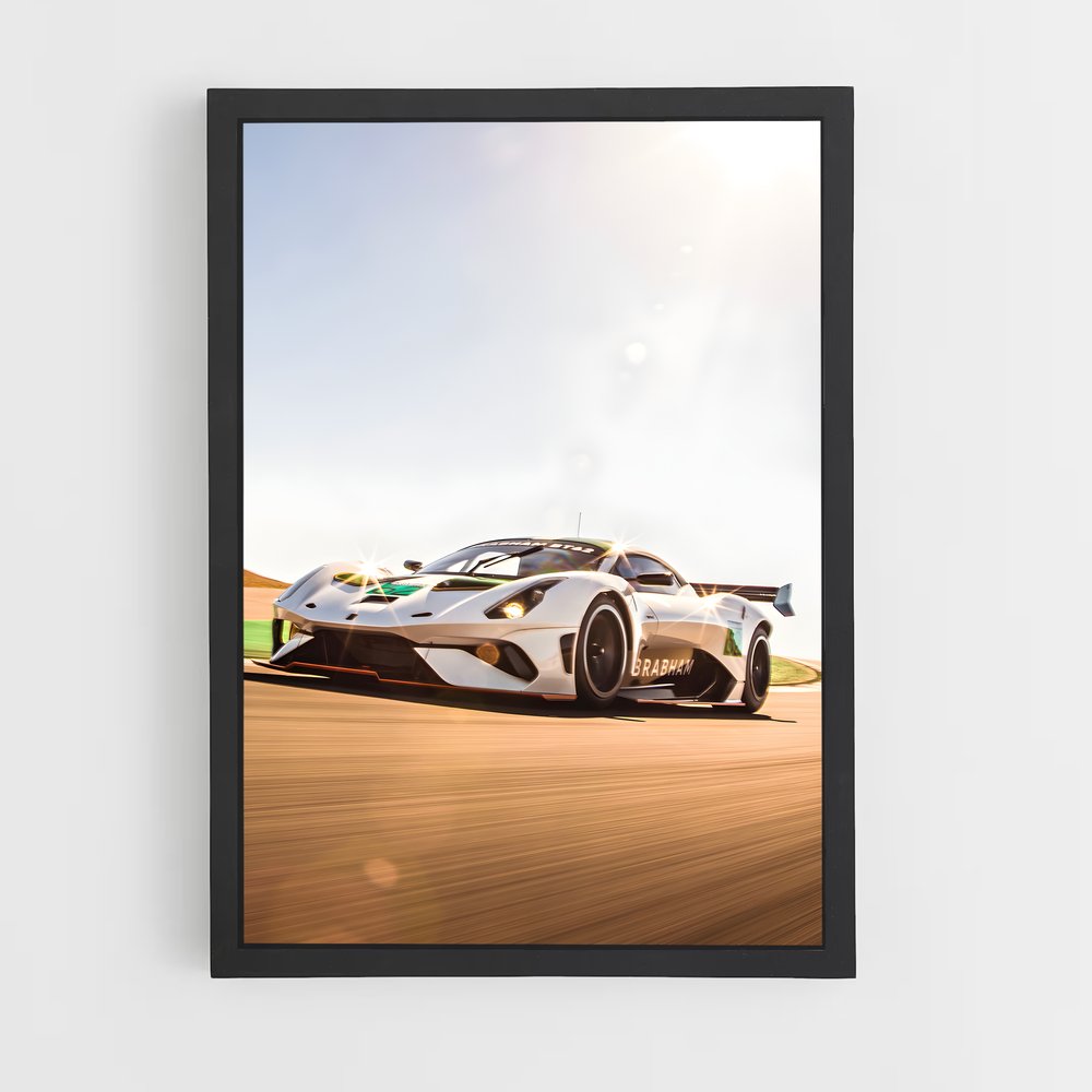 Poster Vitesse élégance effrénée – affiche Brabham (vue 2)