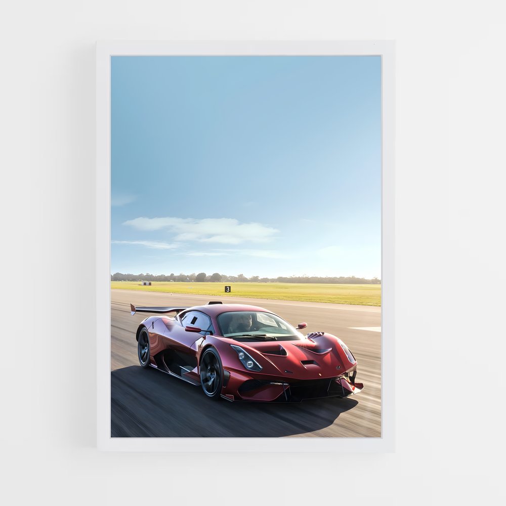 Poster Vitesse adrénaline passionnée – affiche Brabham (vue 3)