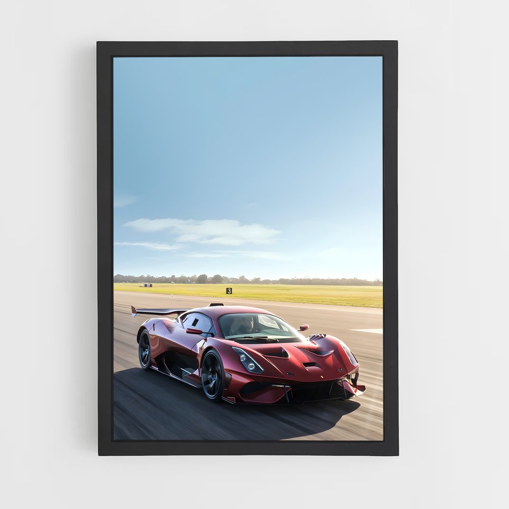 Poster Vitesse adrénaline passionnée – affiche Brabham (vue 2)
