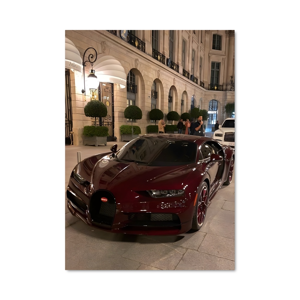 Poster Bugatti Rouge