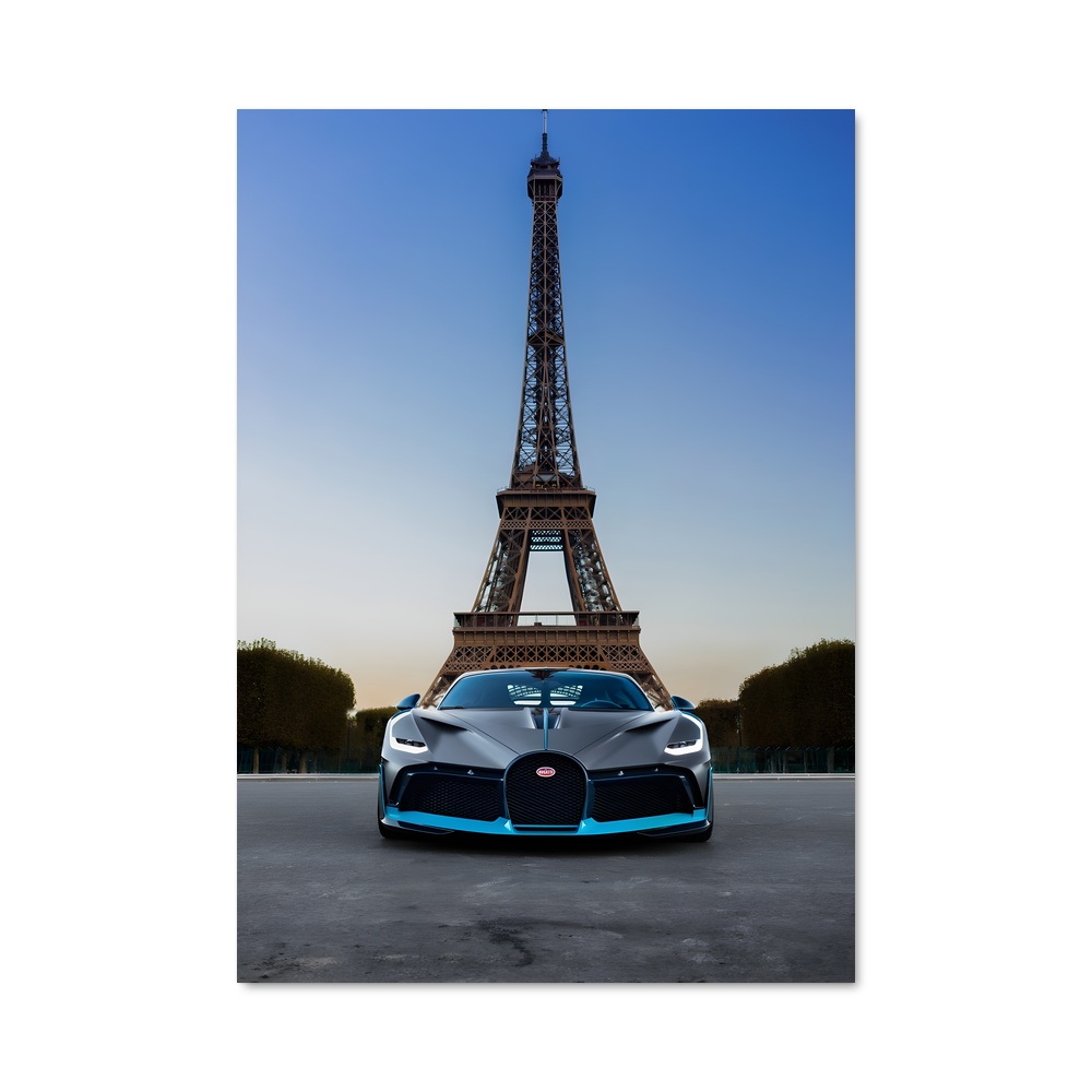Poster Hypercar Dream – affiche Bugatti