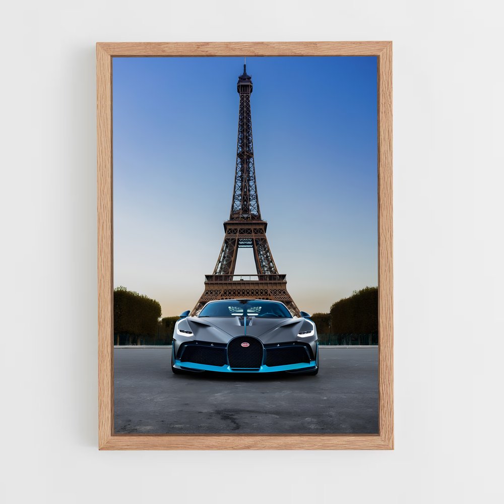 Poster Hypercar Dream – affiche Bugatti (vue 4)