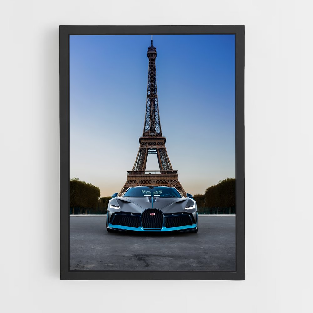 Poster Hypercar Dream – affiche Bugatti (vue 2)