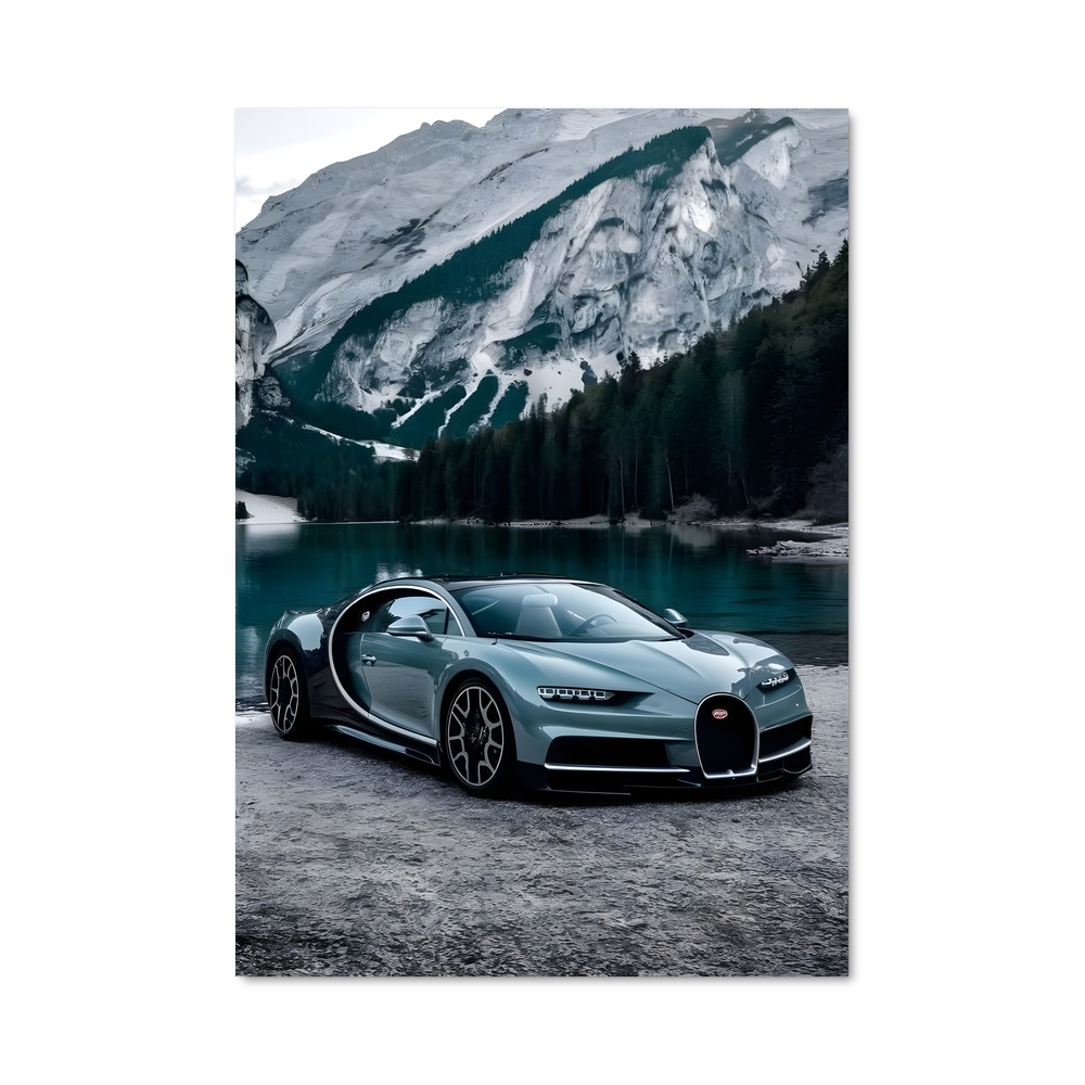 Poster Éclat de Performance – affiche Bugatti