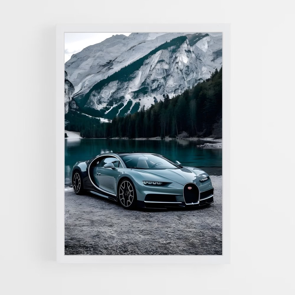 Poster Éclat de Performance – affiche Bugatti (vue 3)