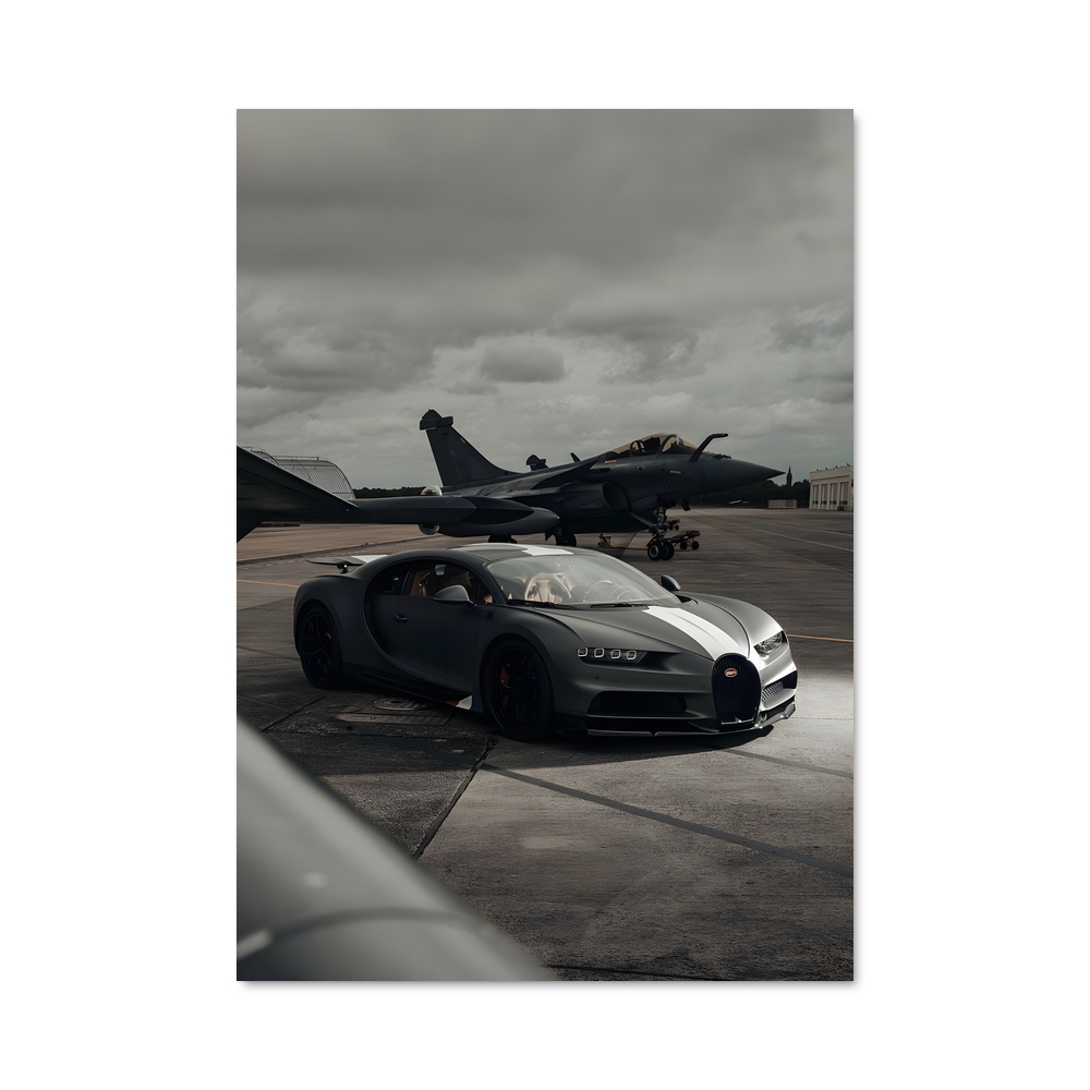Poster Bugatti Piste