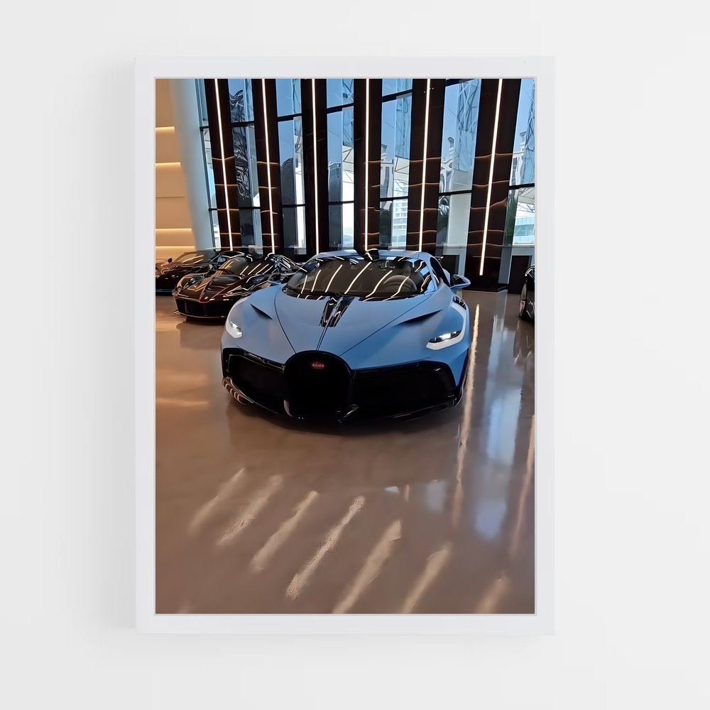 Poster Vitrine de Luxe – affiche Bugatti (vue 3)