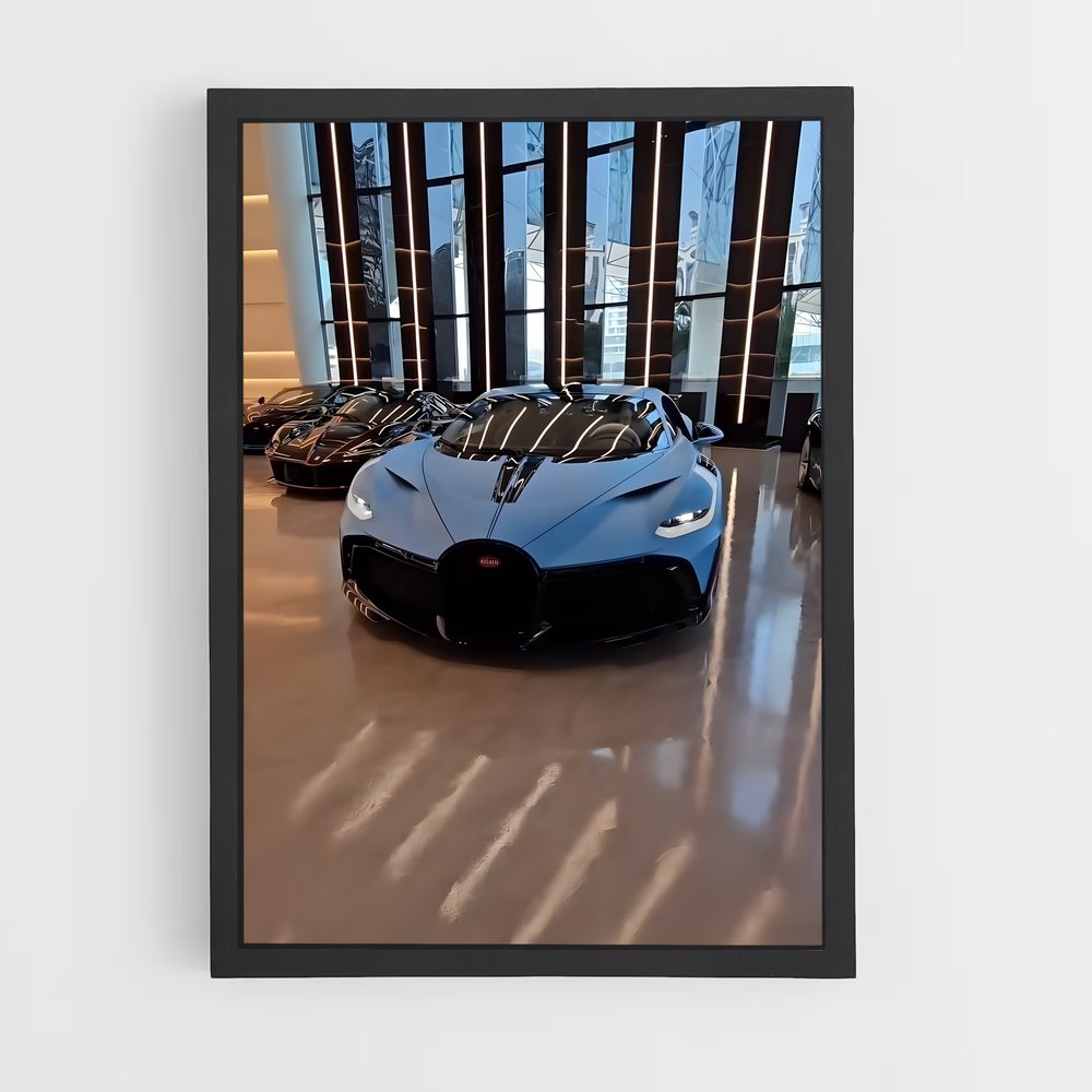 Poster Vitrine de Luxe – affiche Bugatti (vue 2)