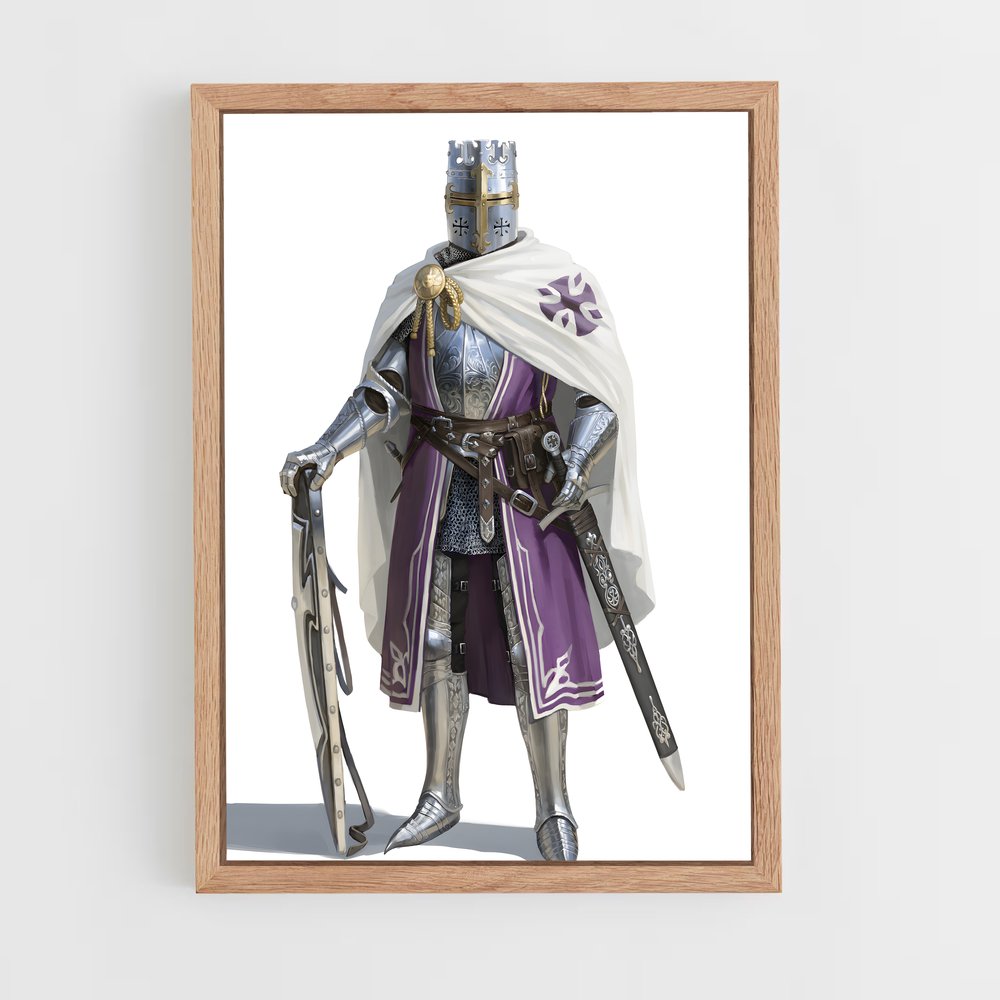 Poster Buhurt chevalier (vue 4)
