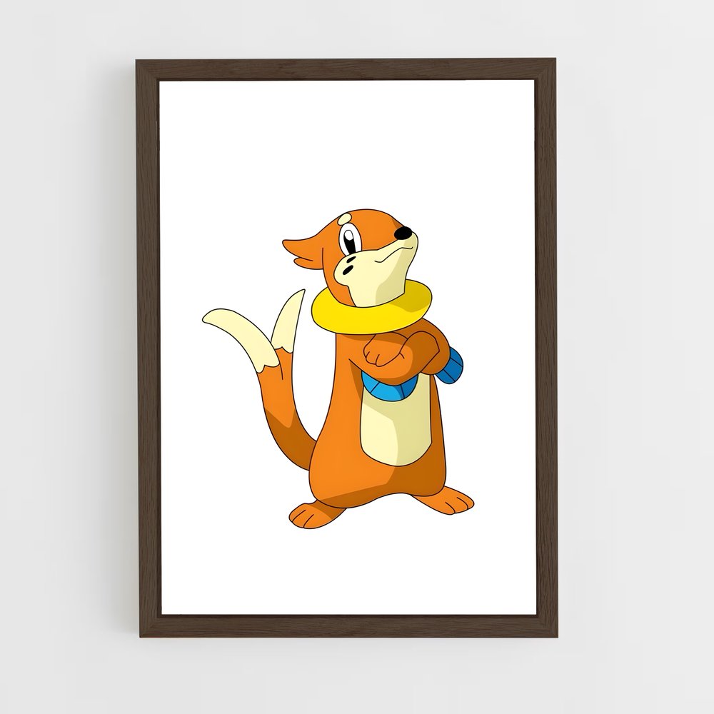 Poster Buizel en Écharpe – affiche Pokemon (vue 5)