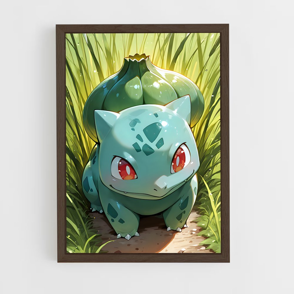 Poster Bulbasaur au Soleil – affiche Pokemon (vue 5)