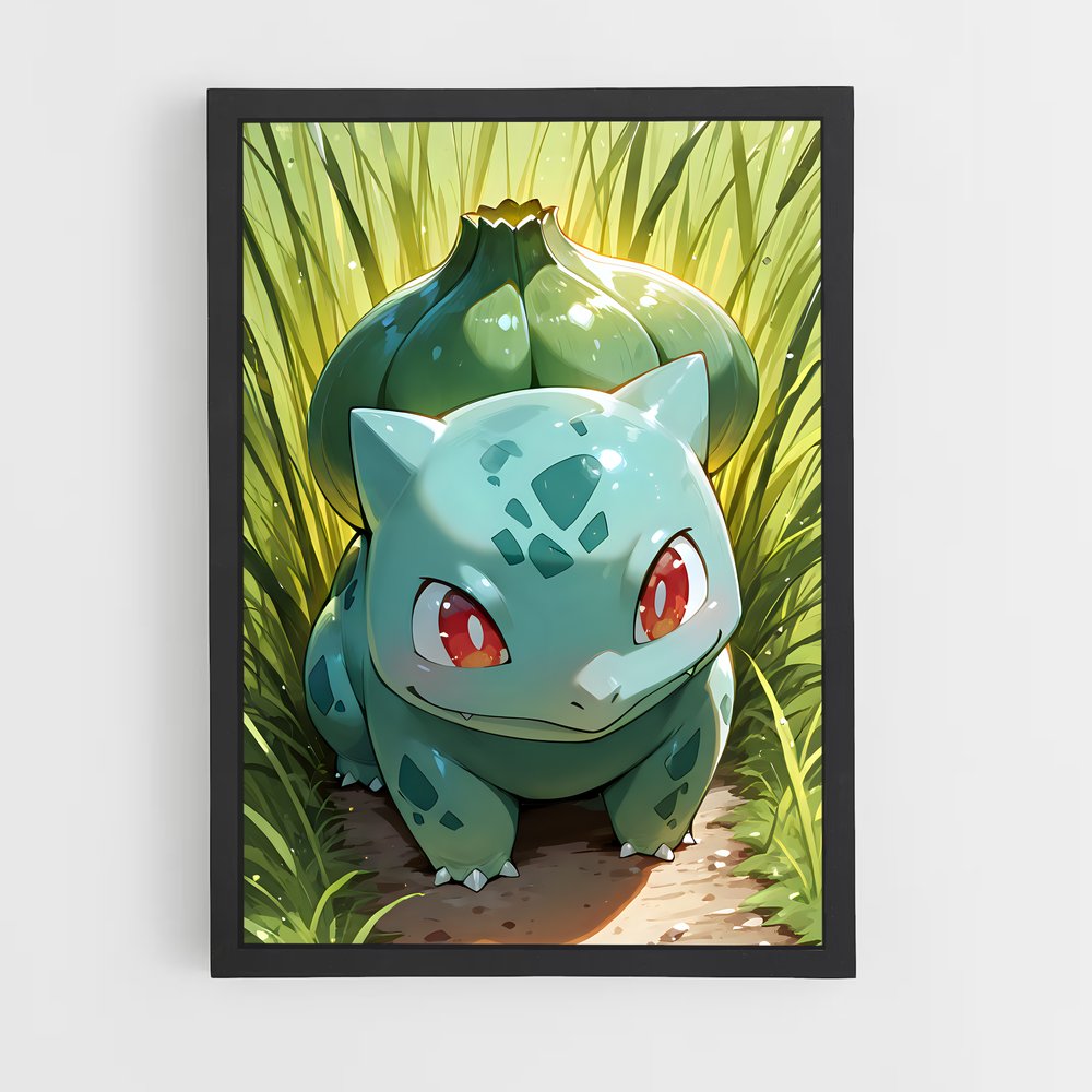 Poster Bulbasaur au Soleil – affiche Pokemon (vue 2)