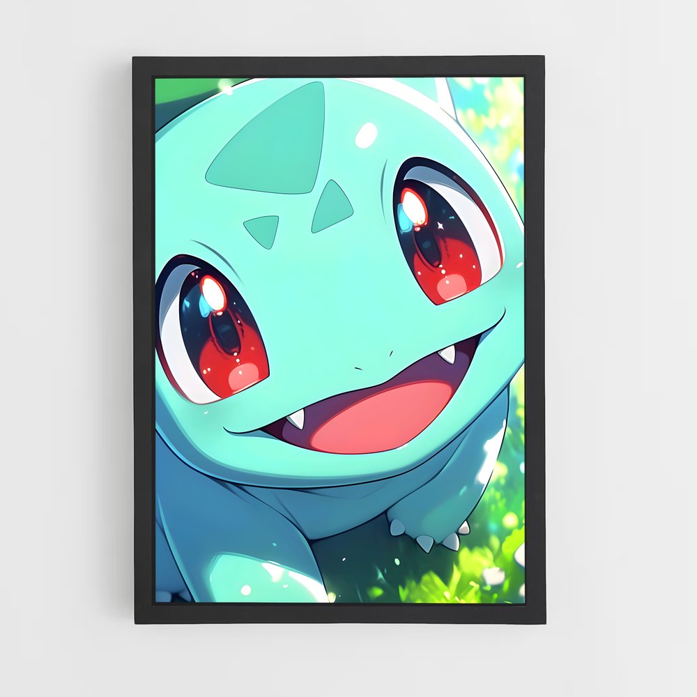 Poster Bulbasaur Éveillé – affiche Pokemon (vue 2)