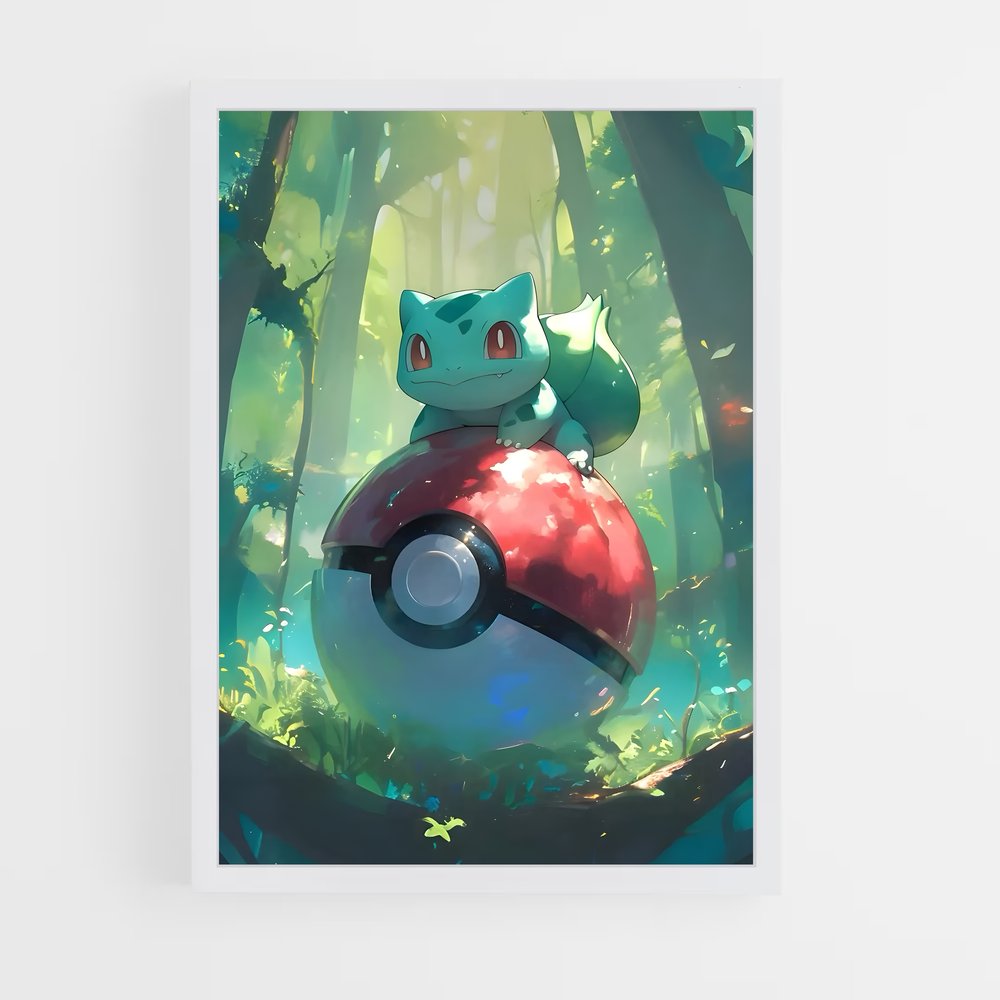Poster Bulbasaur's Garden – affiche Pokemon (vue 3)