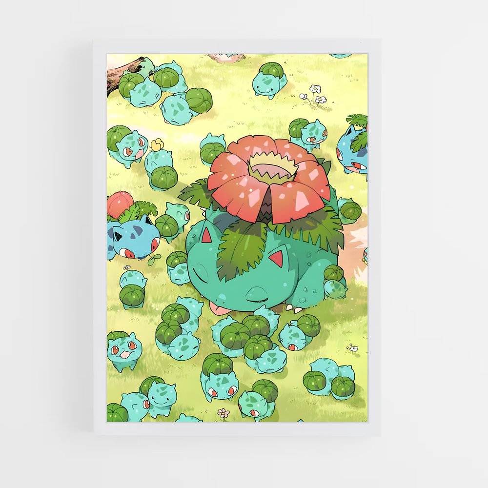 Poster Bulbasaur : Le Gardien de la Nature – affiche Pokemon (vue 3)