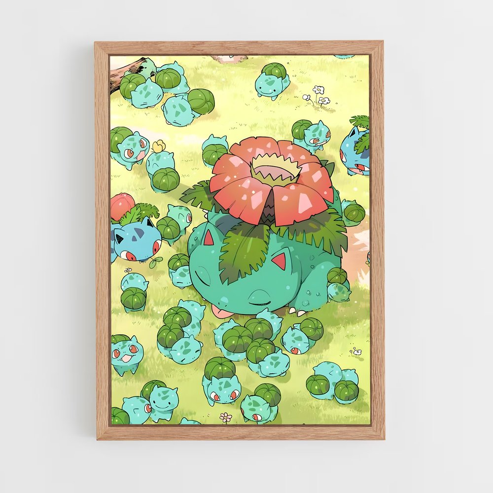 Poster Bulbasaur : Le Gardien de la Nature – affiche Pokemon (vue 4)