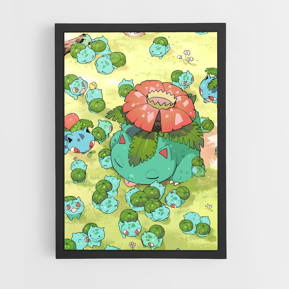 Poster Bulbasaur : Le Gardien de la Nature – affiche Pokemon (vue 2)