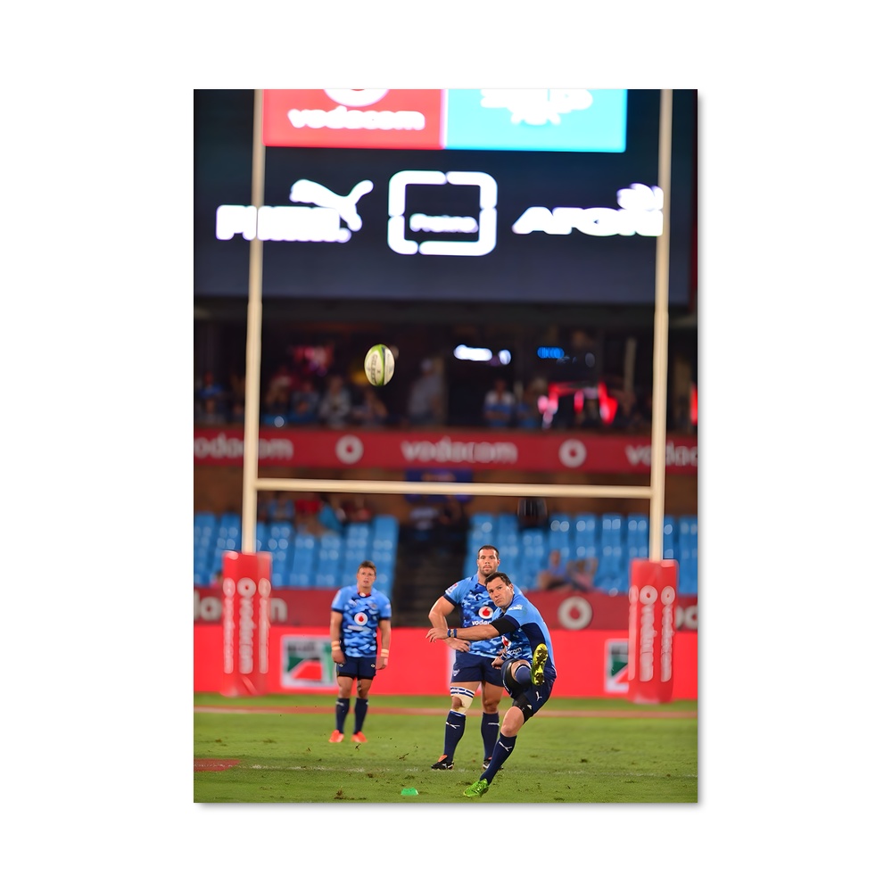Poster Action Rugby