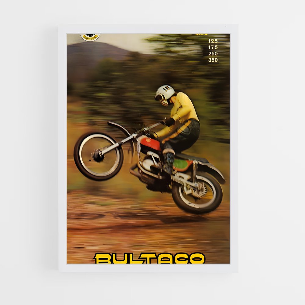 Poster Ride The Legend – affiche Bultaco (vue 3)