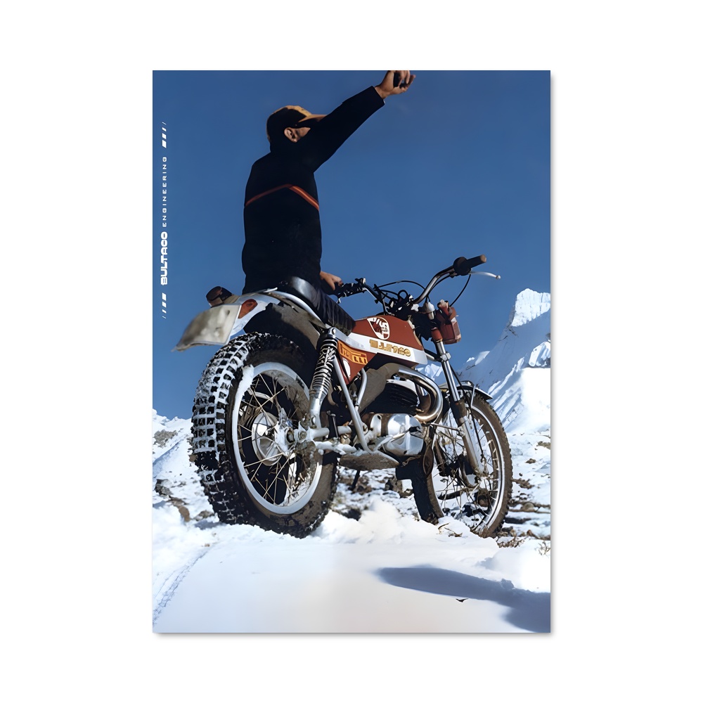 Poster Bultaco Éclatant