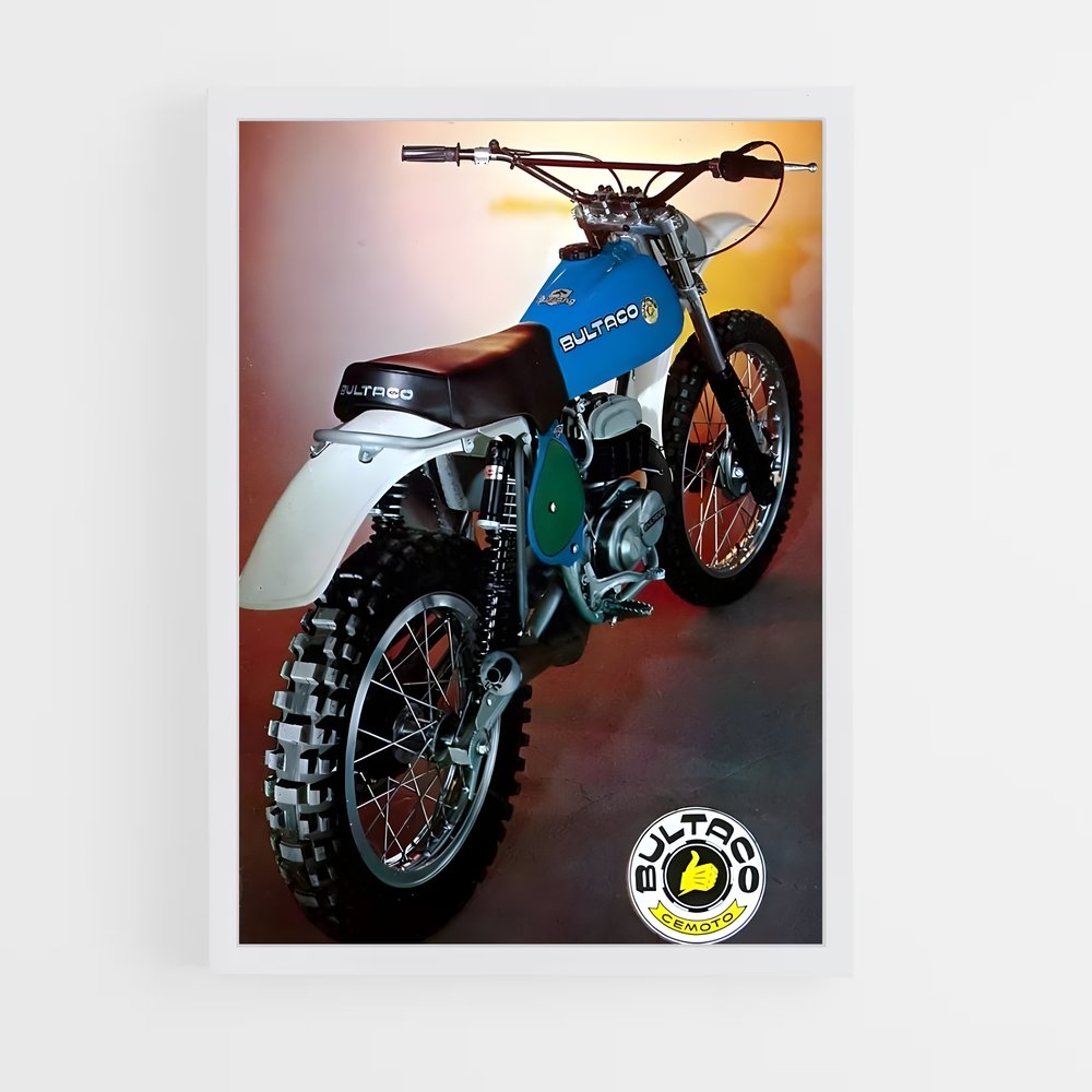 Poster Bultaco en Garage (vue 3)