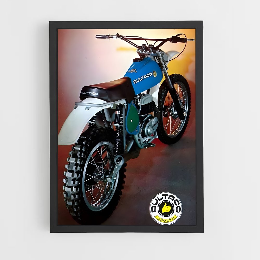 Poster Bultaco en Garage (vue 2)