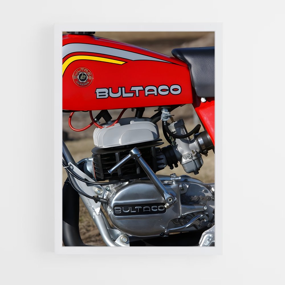 Poster Bultaco Rogue Rider (vue 3)